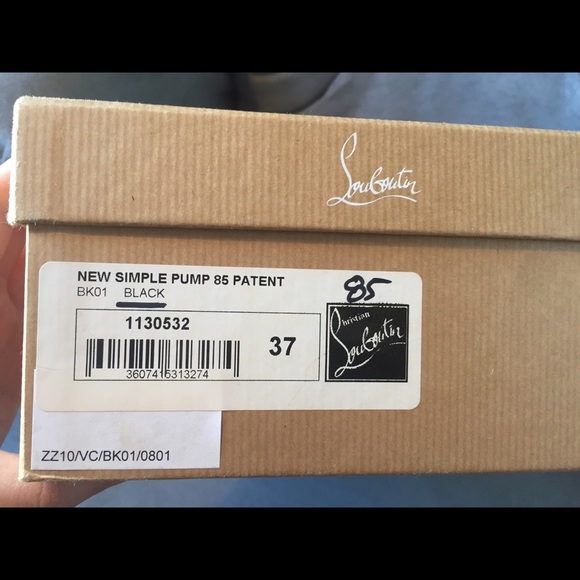 Christian Louboutin Simple 85mm Pump black 7M - Picture 8 of 8